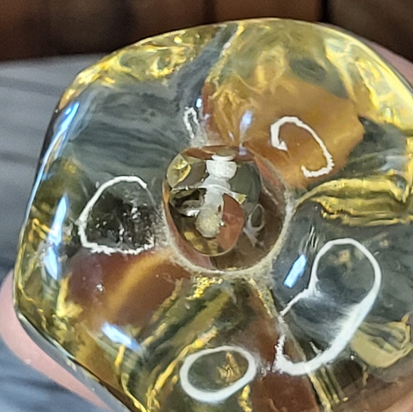 Elegant Glass Pumpkin Sculpture - Picture 4 of 14